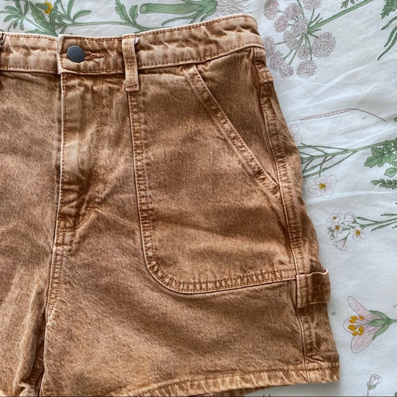 BURNT ORANGE CARPENTER SHORTS - Picture 5 of 5